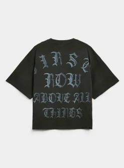 Above All Things distressed graphic T-shirt