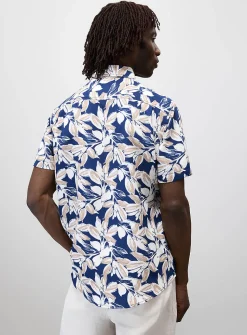 Abstract foliage shirt