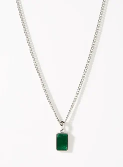 Accent plate necklace