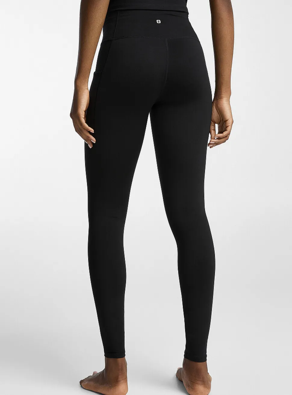 Adjustable-waist pocket velvety legging