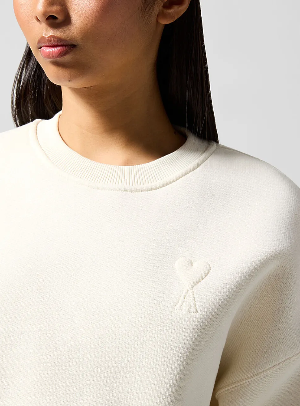 Ami de Cœur embossed sweatshirt