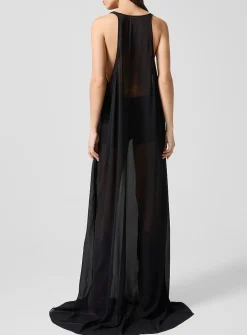 Amplified cami pure silk maxi dress