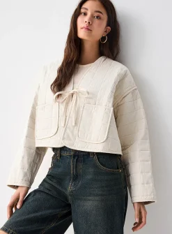 Antibes checkered puffer jacket