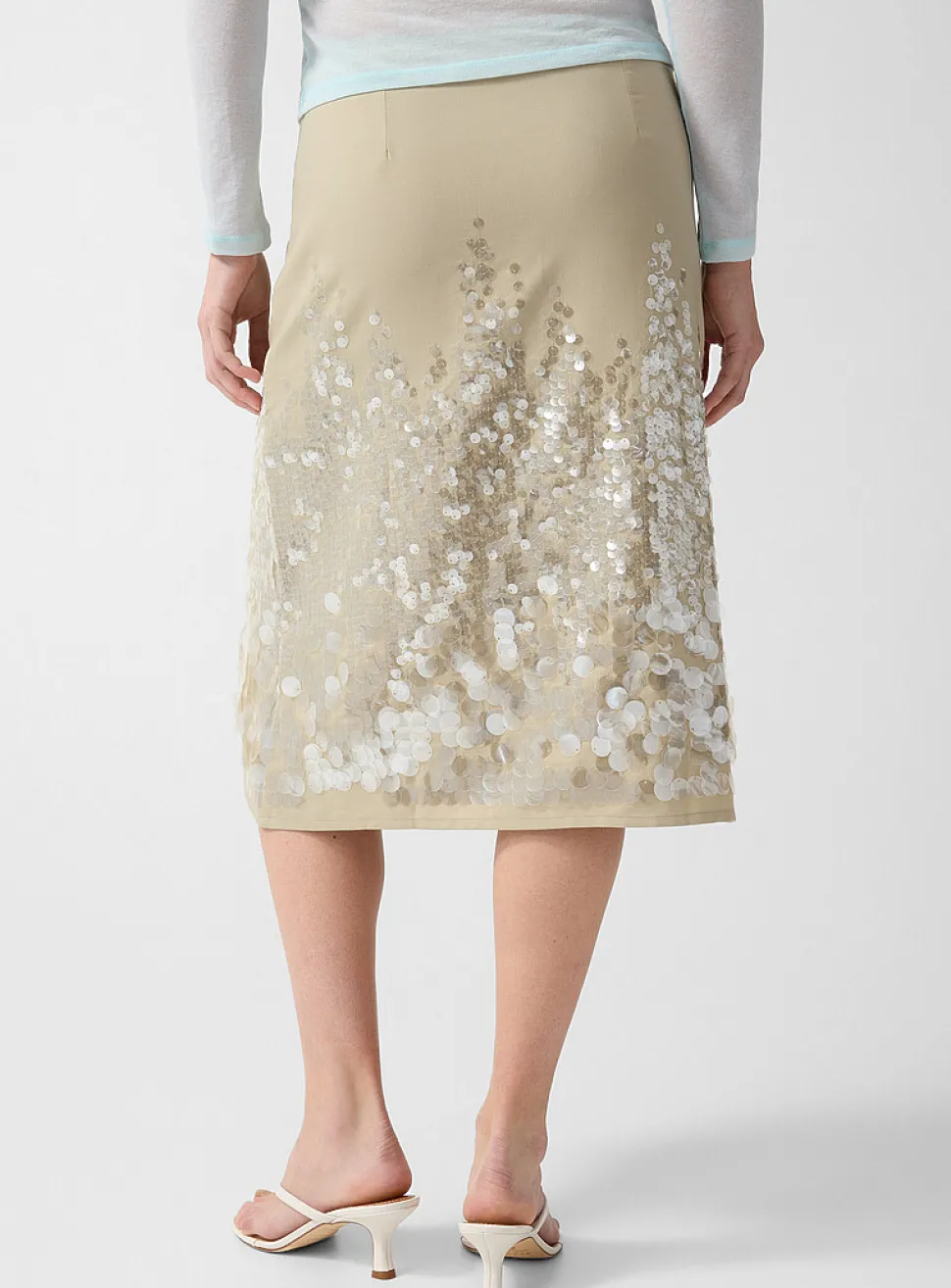 Ara sequined midi skirt