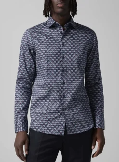 Art Nouveau floral shirt