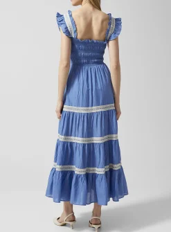 Aubrie smocked bust dress