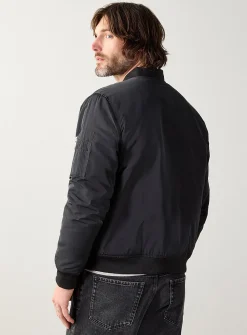 Aviator bomber jacket