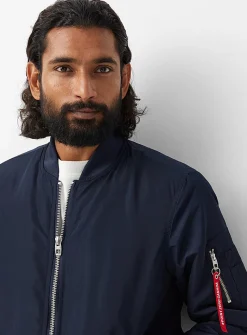 Aviator bomber jacket
