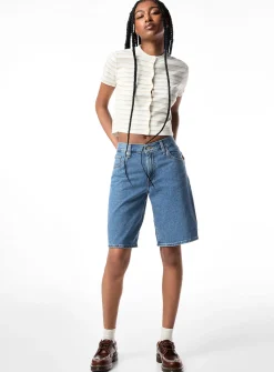 Baggy dad jort