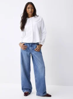Baggy low-rise jean
