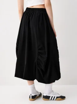 Balloon maxi skirt