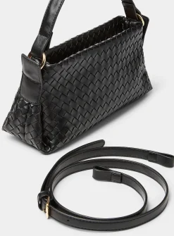 Basketweave evening bag