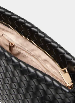 Basketweave evening bag