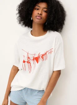 Bathing suits loose T-shirt