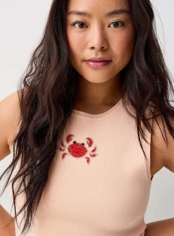 Beaded image cami