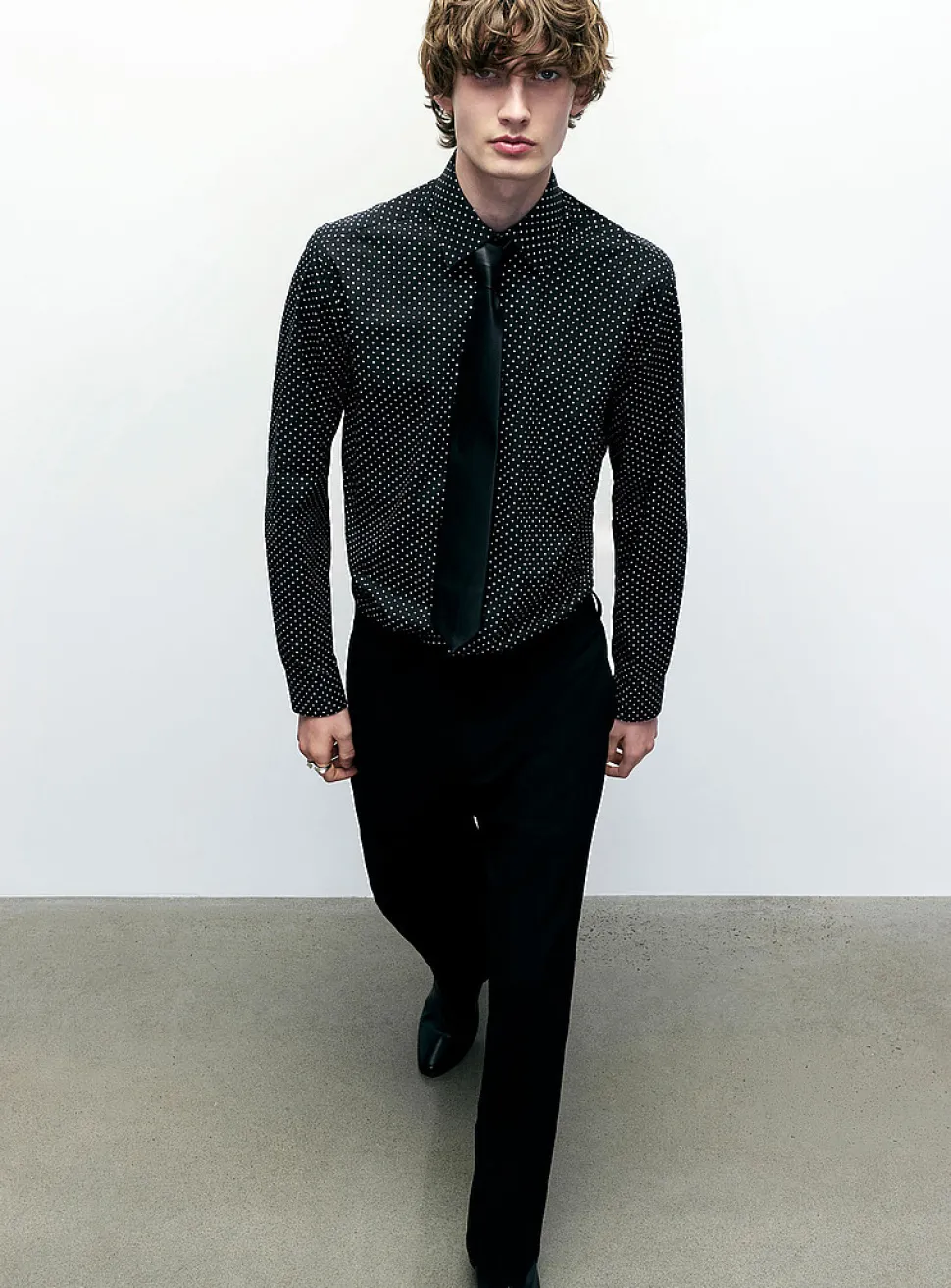 Black dot shirt
