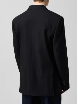 Black pure virgin wool jacket
