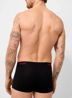 2.5" black & red comfortable trunk