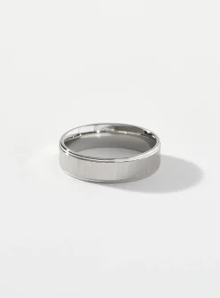 Black stainless-steel ring