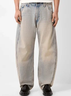 Bleached blue jean