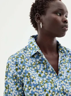 Blooming print shirt