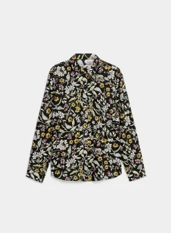 Blooming print shirt