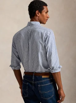 Blue check Oxford shirt