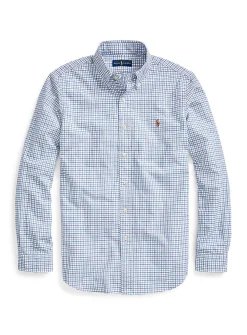 Blue check Oxford shirt
