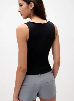 Boat-neck cami