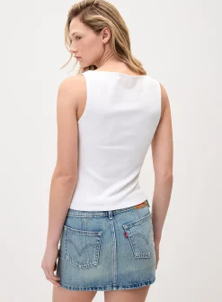 Boat-neck cami