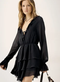 Bohemian chiffon dress