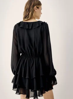 Bohemian chiffon dress