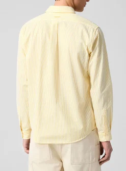 Boke Flower striped seersucker shirt