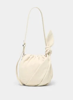 Bon Bon suede handbag
