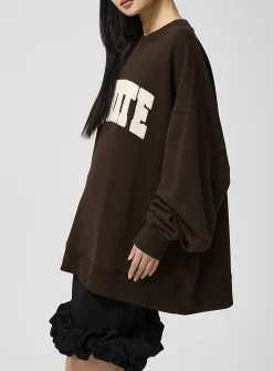 Bouclé logo sweatshirt