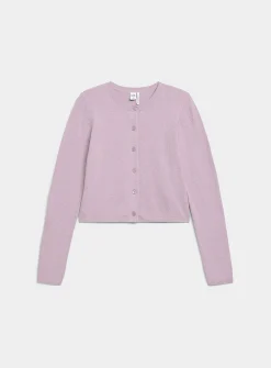 Boxy crew-neck cardigan
