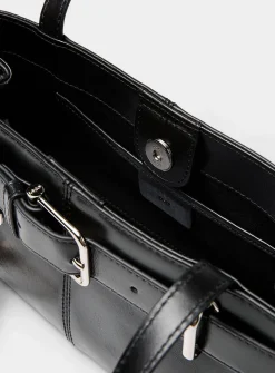 Brocle small black leather shoulder bag