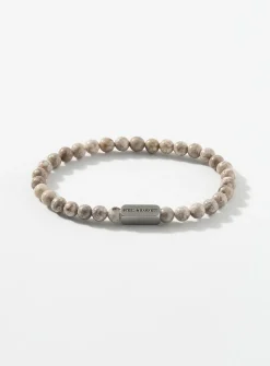 Bronzite bead bracelet