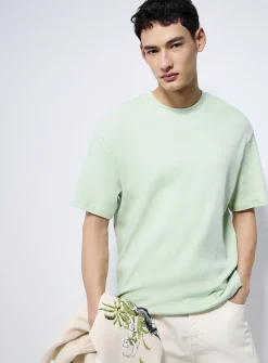 Brushed-jersey T-shirt