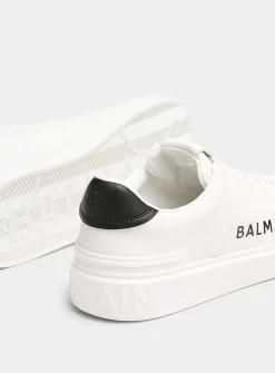 B-Short contrasting logo sneakers