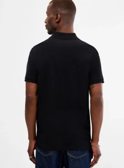 Bunny logo piqué polo