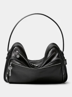 Camero leather messenger bag