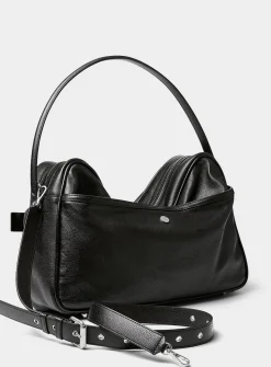 Camero leather messenger bag