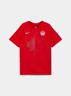 Canada Soccer Core red T-shirt