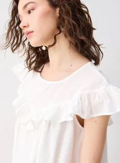 Cap-sleeve babydoll dress