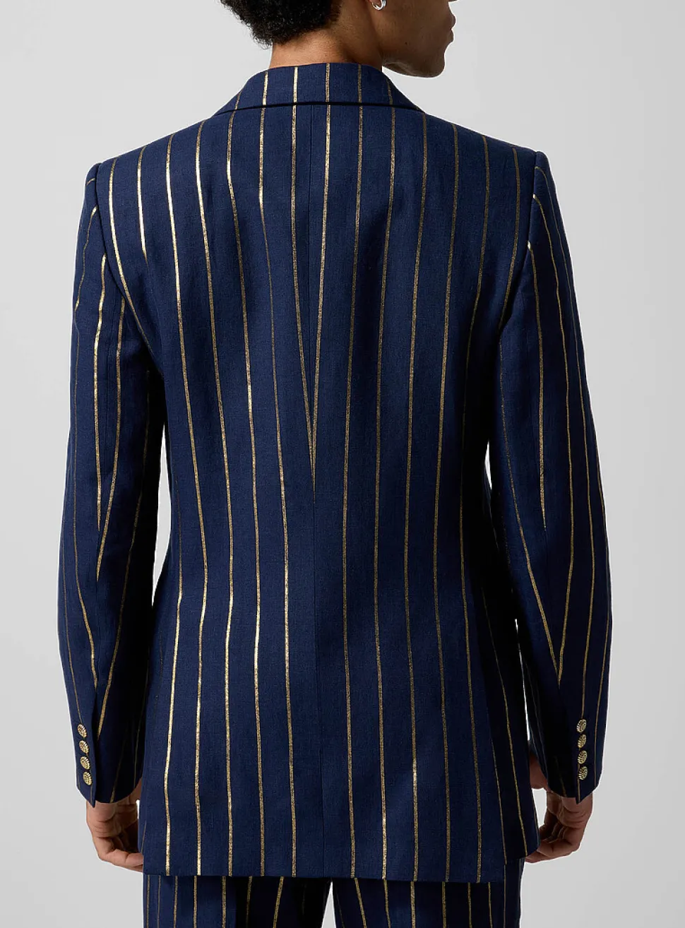 Captain double-breasted gilded stripes jacket