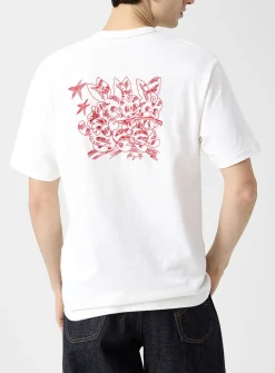 Cartoon animals embroidered T-shirt