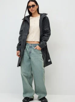 Classic long raincoat