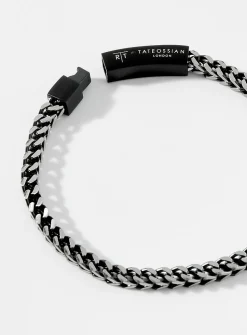 Click black ion-plated steel bracelet