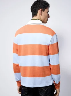 Club-stripe rugby polo